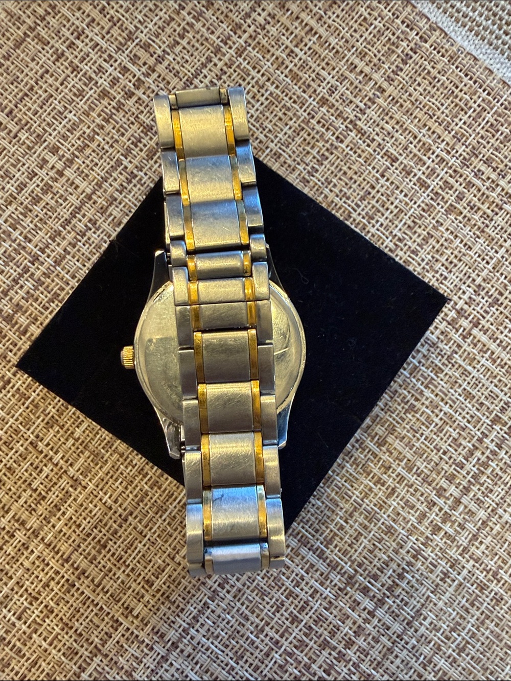 Movado Two-Tone Silver and Gold Women's Bracelet Watch with Subdial - Picture 4 of 6